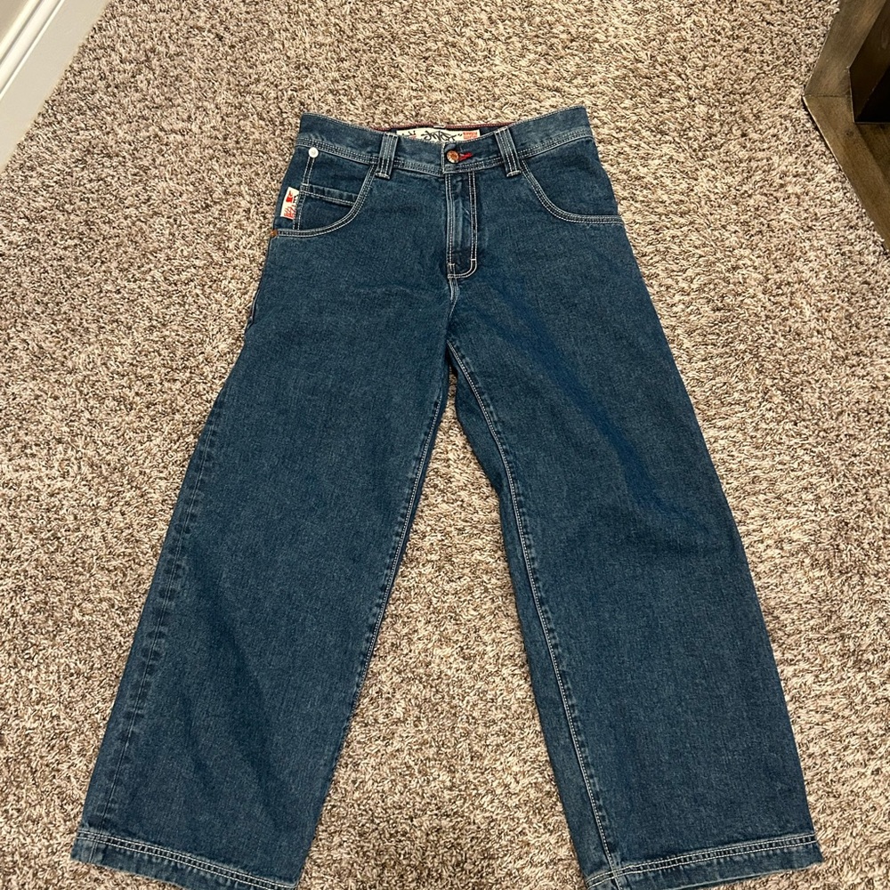 90s JNCOs Easy Wide Pipes Baggy 23" Dark Stone 30x30